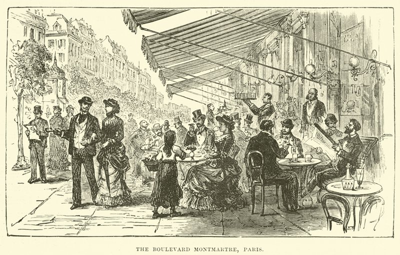 Boulevard Montmartre, Paris by English School