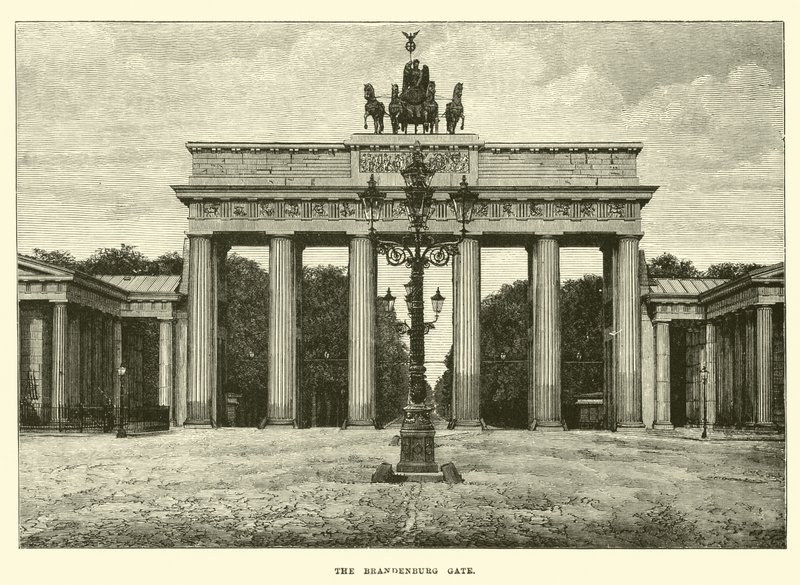 Brandenburg Kapısı by English School