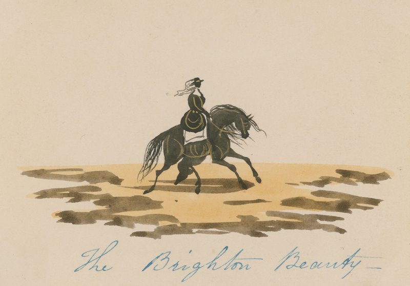 Brighton Beauty (kağıt üzerinde wc) by English School
