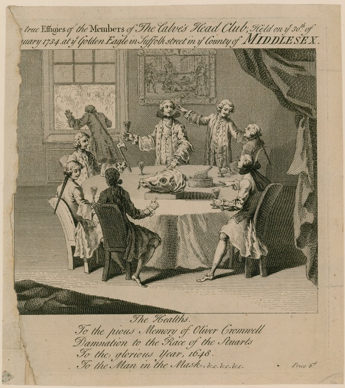 The Calve Head Club, 30 Ocak 1734