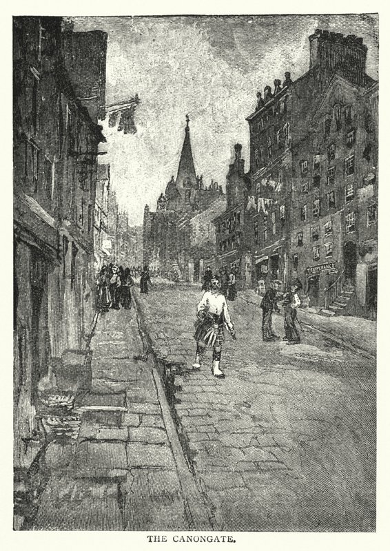 Canongate (gravür) by English School