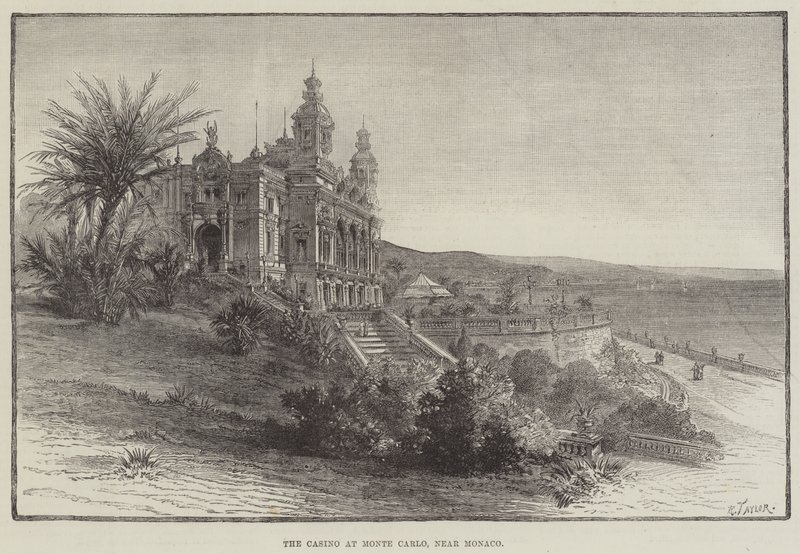 Monaco yakınlarındaki Monte Carlo