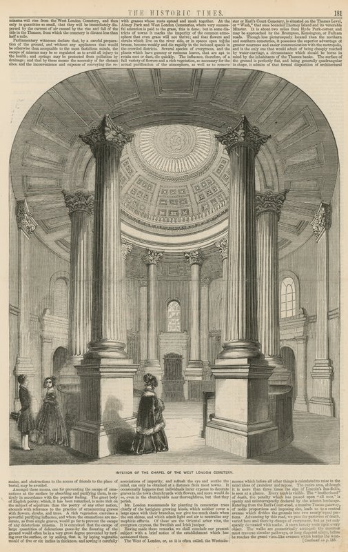 Batı Londra Mezarlığı Şapeli by English School