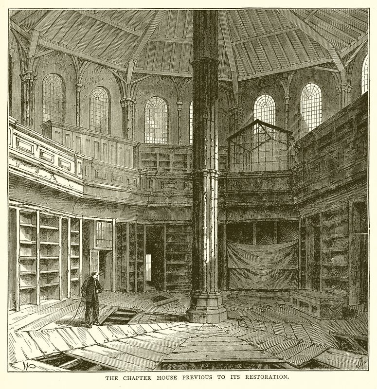 Bölüm Evi, restorasyonundan önceki by English School