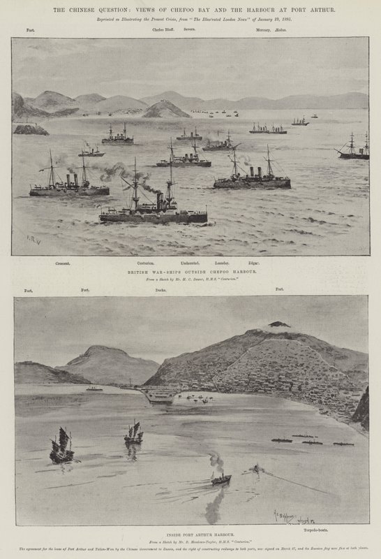 Çin Sorunu, Chefoo Körfezi ve Port Arthur