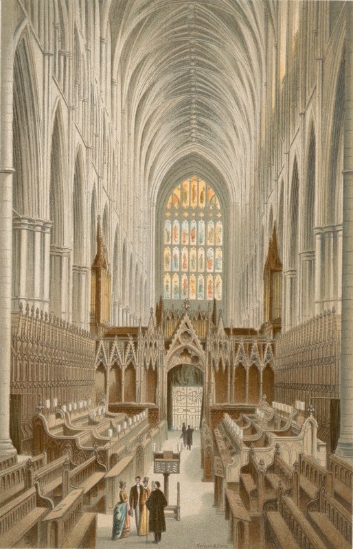 The Choir, Westminster Abbey by English School