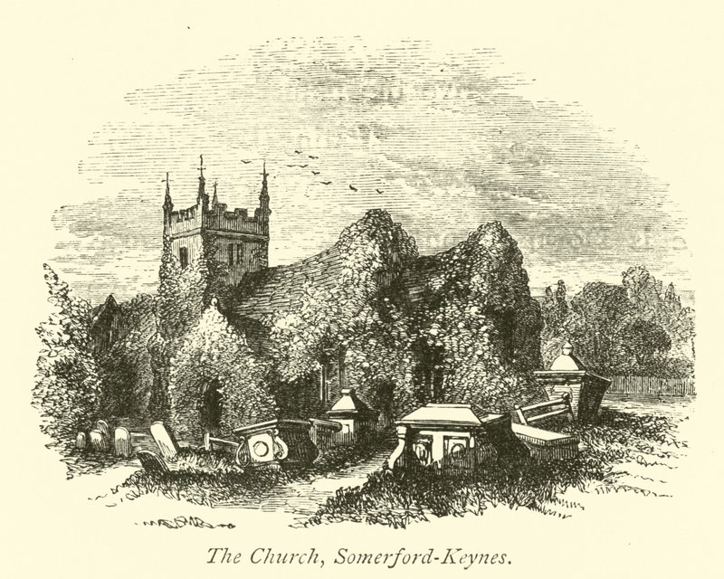 Kilise, Somerford-Keynes by English School