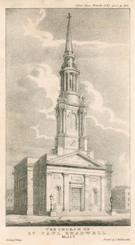St Paul Kilisesi, Shadwell, Londra by English School