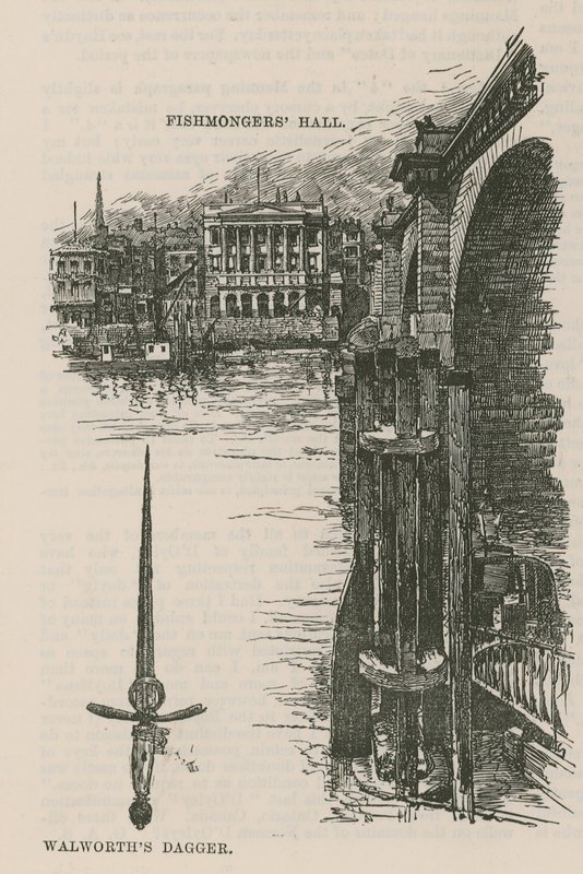The City Guilds: The Fishmongers Company: Fishmongers Hall ve Walworths Dagger by English School