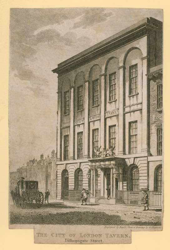 Londra Şehri Tavernası, Bishopsgate Caddesi by English School