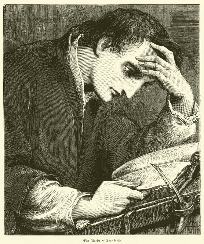Oxenforde Katibi (gravür) by English School