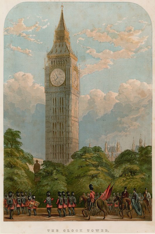 Saat Kulesi, Westminster, Londra by English School