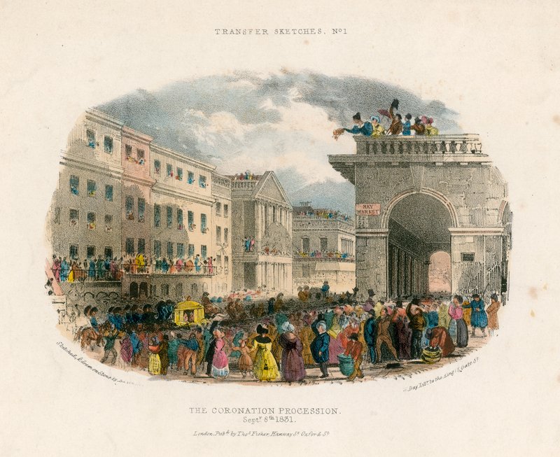 Coronation Alayı, 8 Eylül 1831 by English School