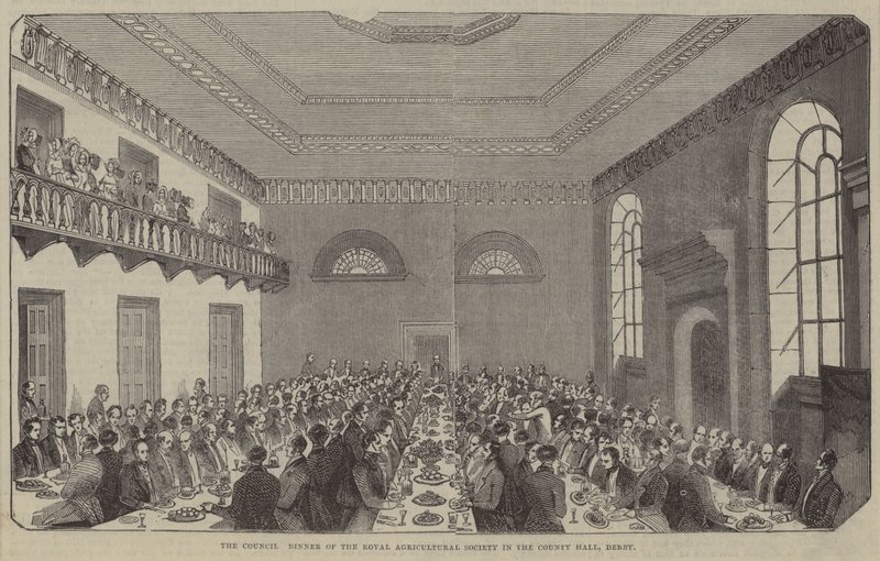 Konsey Yemeği, Kraliyet Tarım Derneği, İlçe Binası, Derby by English School