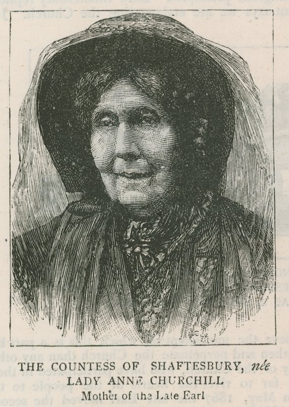 Shaftesbury Kontesi, nee Lady Anne Churchill by English School