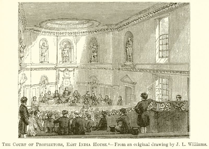 Mülk Sahipleri Mahkemesi, Doğu Hindistan Evi by English School