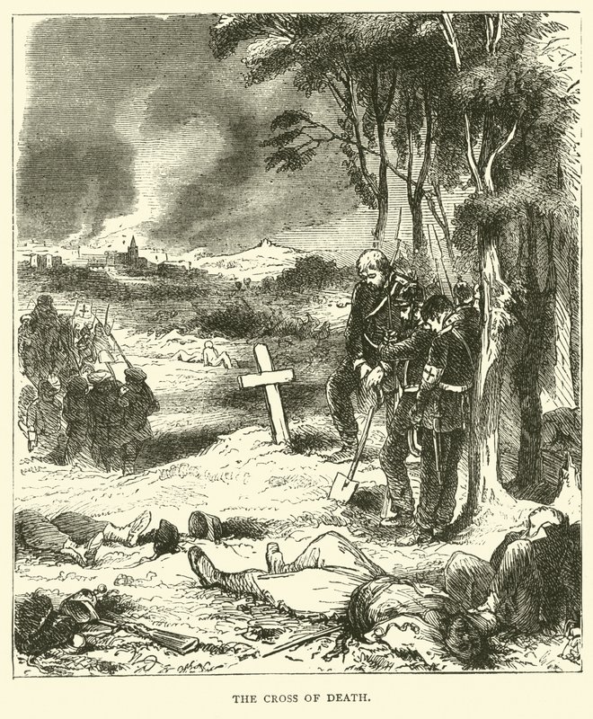 Ölüm Haçı, Eylül 1870 by English School