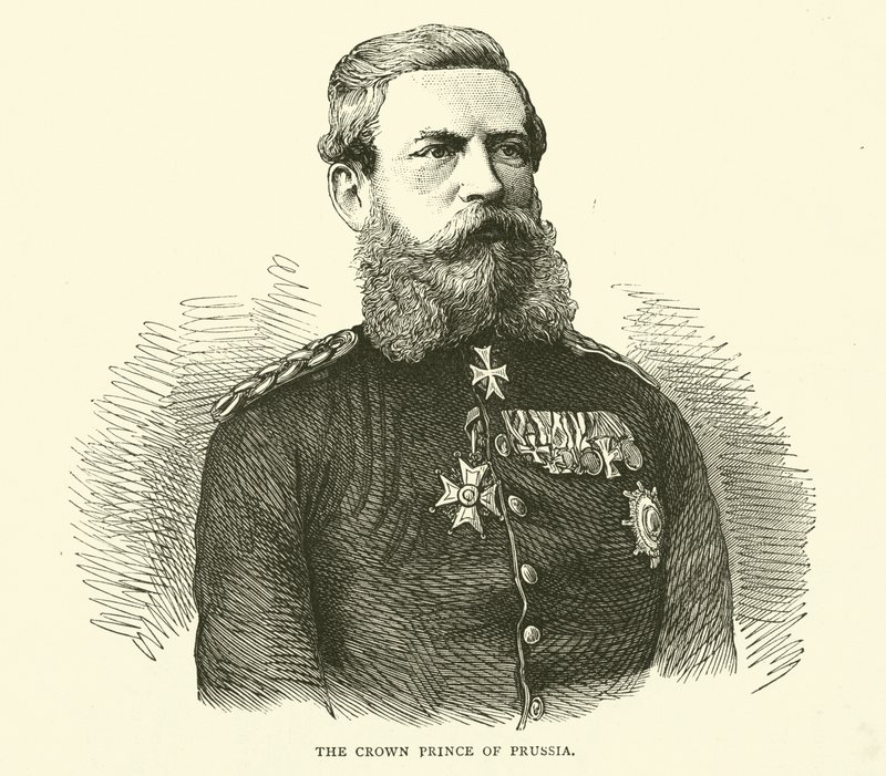 Prusya Veliaht Prensi, Ağustos 1870 by English School