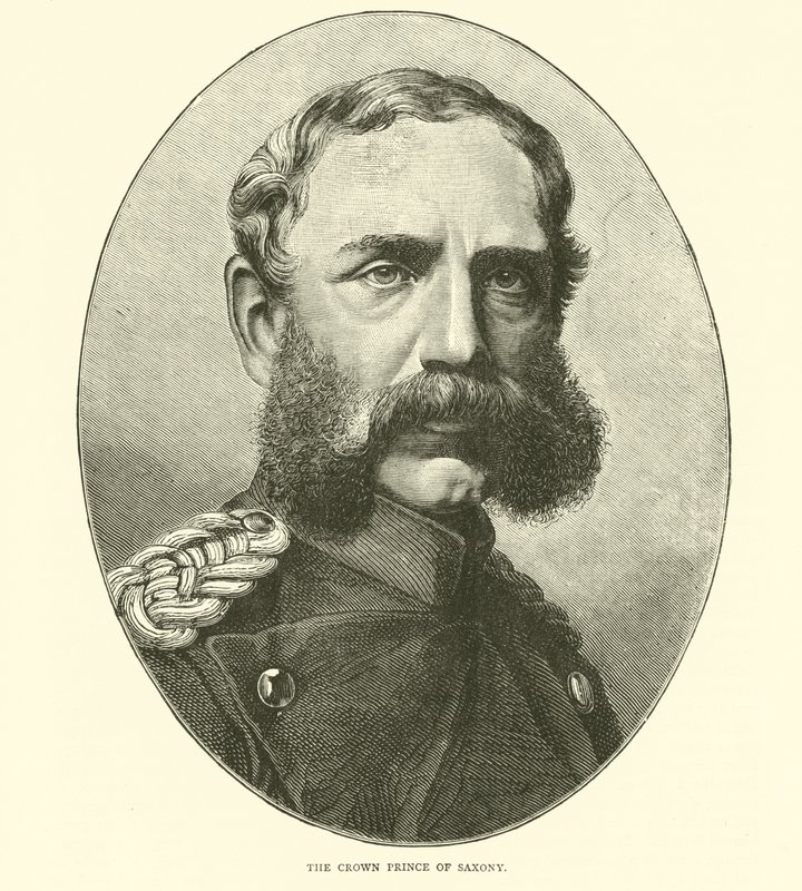 Saksonya Veliaht Prensi, Ağustos 1870 by English School
