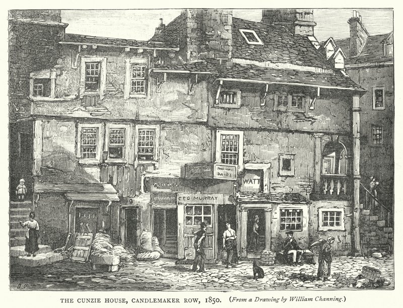 Cunzie Evi, Candlemaker Row by English School