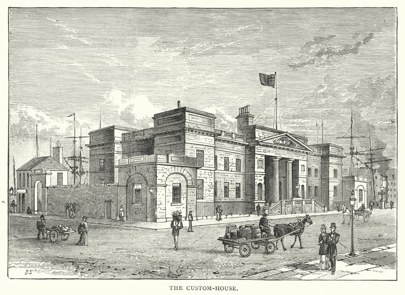 Gümrük Binası (gravür) by English School