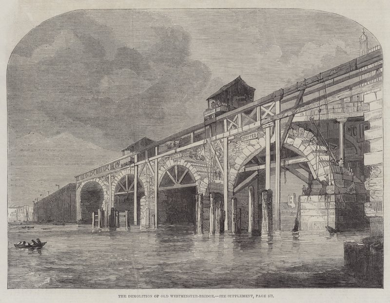 Eski Westminster-Bridge