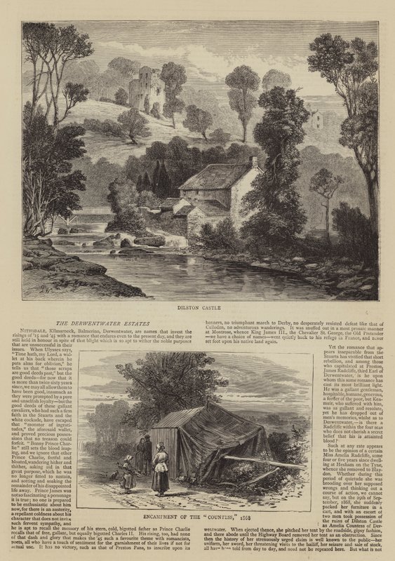 Derwentwater Estates (gravür) by English School
