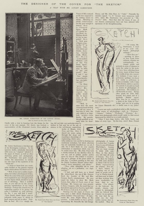 "The Sketch" Kapağının Tasarımcısı (lito) by English School