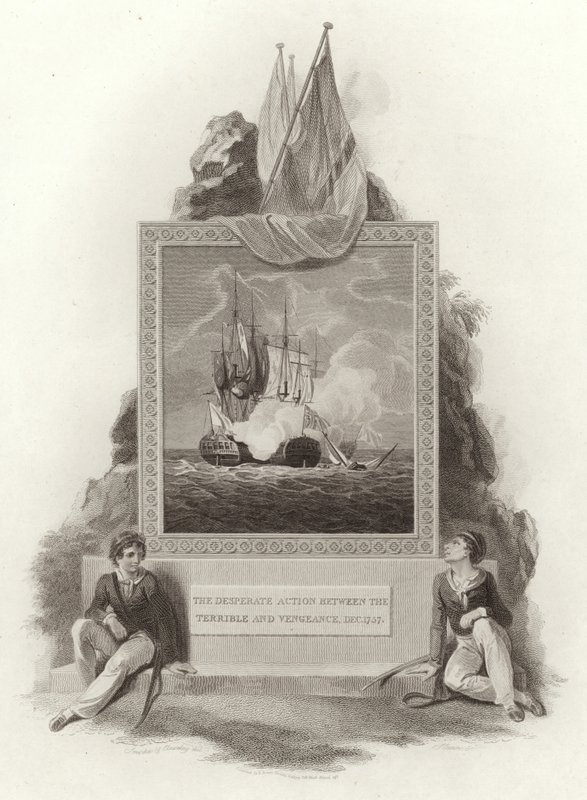 Korkunç ve İntikam arasındaki Çaresiz eylem, Aralık 1757 by English School