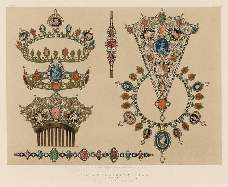 Bay CF Hancock, Londra tarafından belirlenen Devonshire Gems by English School
