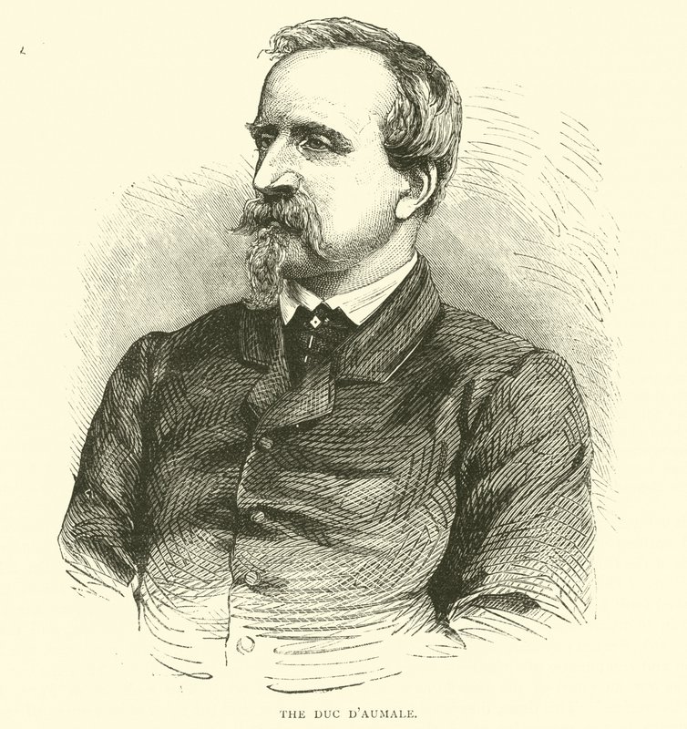 Duc dAumale, Mart 1871 by English School