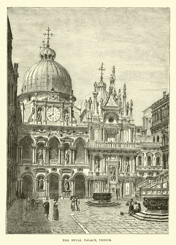 Ducal Sarayı, Venedik by English School