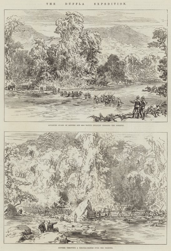Duffla Seferi (gravür) by English School