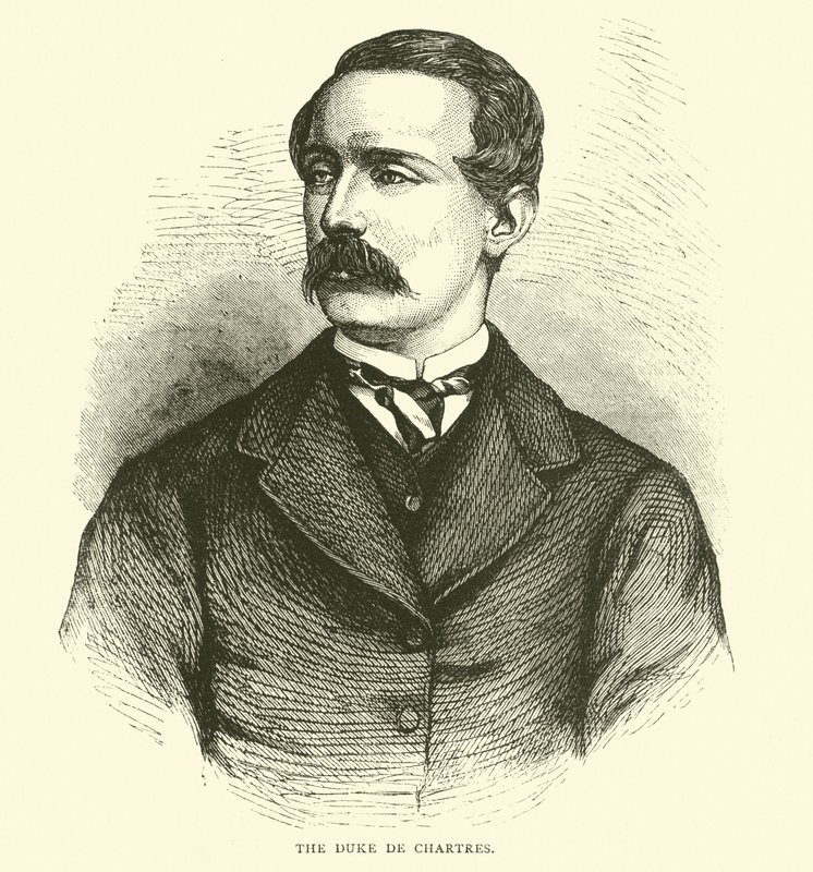 Duke de Chartres, Mart 1871 by English School