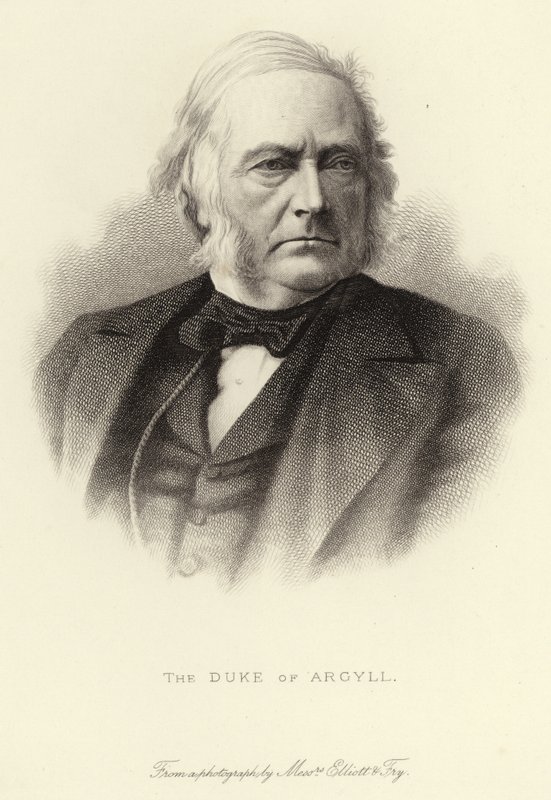 Argyll Dükü (1823 - 1900) by English School