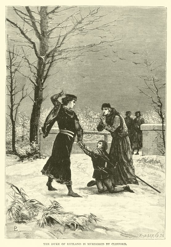 Rutland Dükü Clifford tarafından öldürüldü by English School