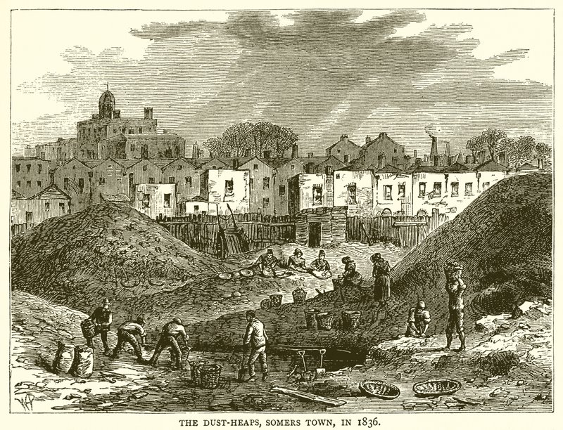 Toz Yığınları, Somers Kasabası, 1836