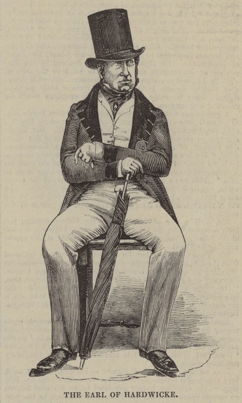 Hardwicke Kontu (gravür) by English School