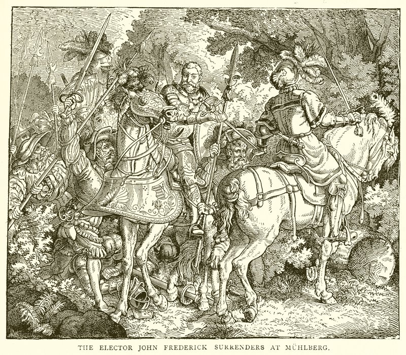 Seçmen John Frederick Muhlberg'de teslim oldu by English School