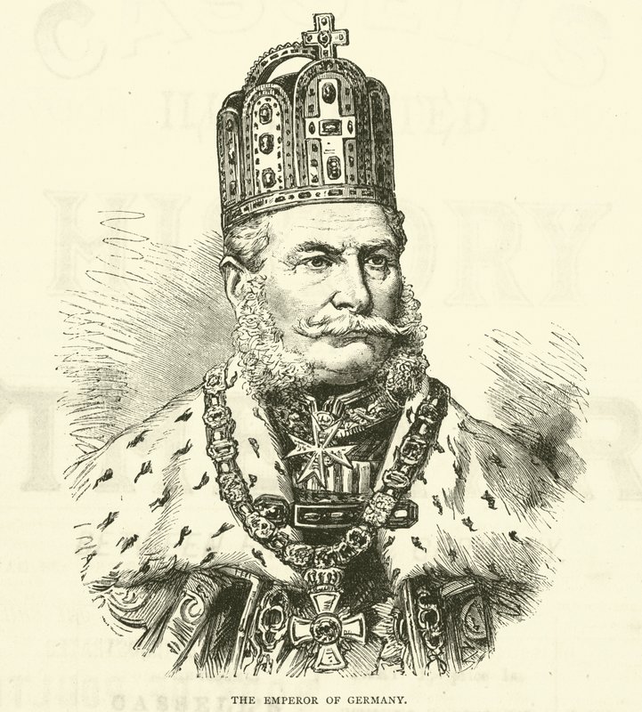 Almanya İmparatoru, Aralık 1870 by English School