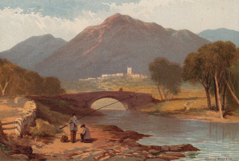 İngiliz Gölleri, Ambleside (renkli taş) by English School