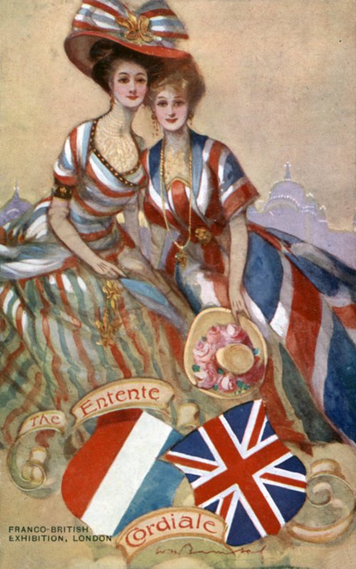 Entente Cordiale, Fransız-İngiliz Sergisi, Londra by English School