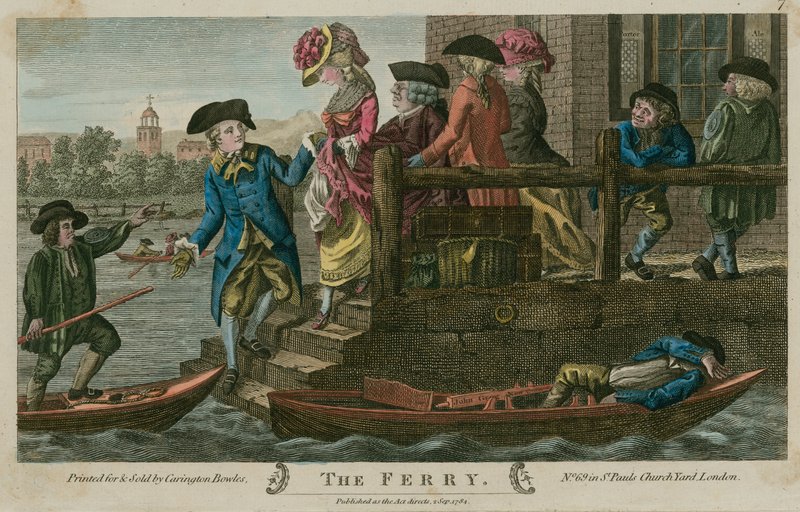 Feribot, Thames Nehri, Londra by English School