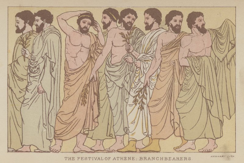 Athene Festivali, Dal taşıyıcıları (renkli taş) by English School