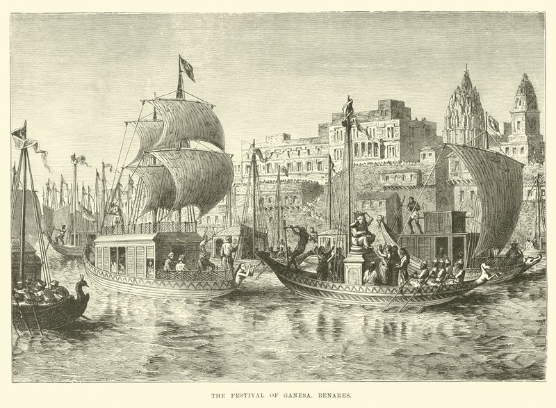 Ganesa Festivali, Benares by English School