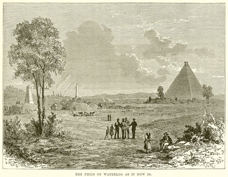 Waterloo Tarlası şimdi olduğu gibi by English School
