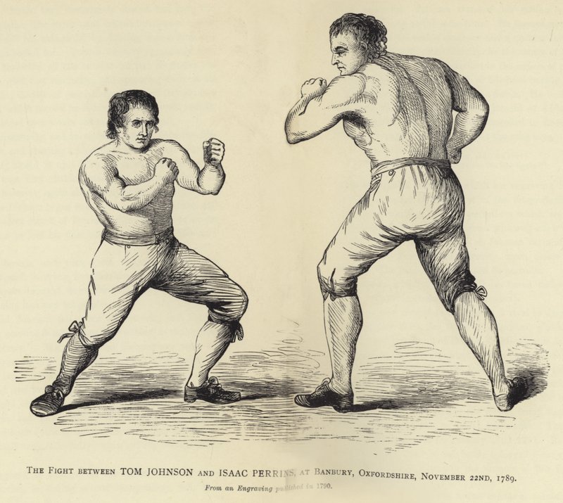 Tom Johnson ve Isaac Perrins Arasındaki Dövüş, Banbury, Oxfordshire