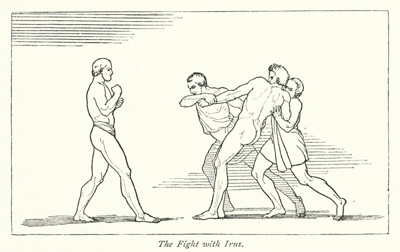 Irus ile Dövüş (lito) by English School