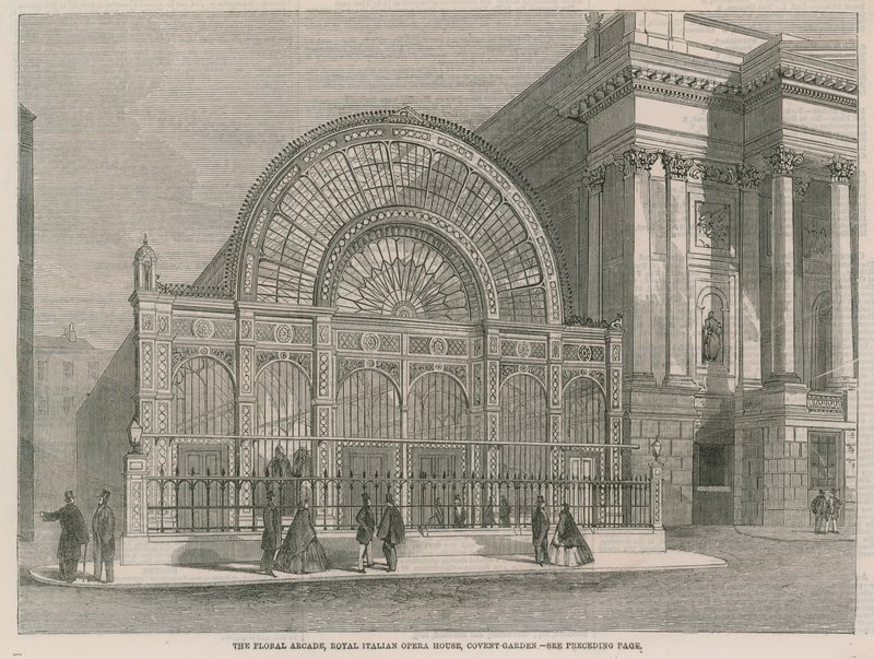 Floral Arcade, Kraliyet İtalyan Opera Binası, Covent Garden by English School