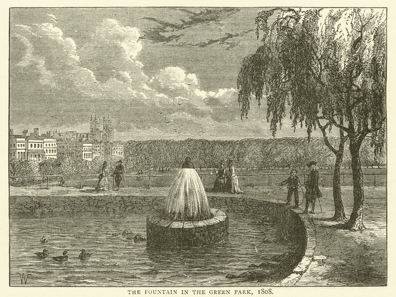 Yeşil Parktaki Çeşme by English School
